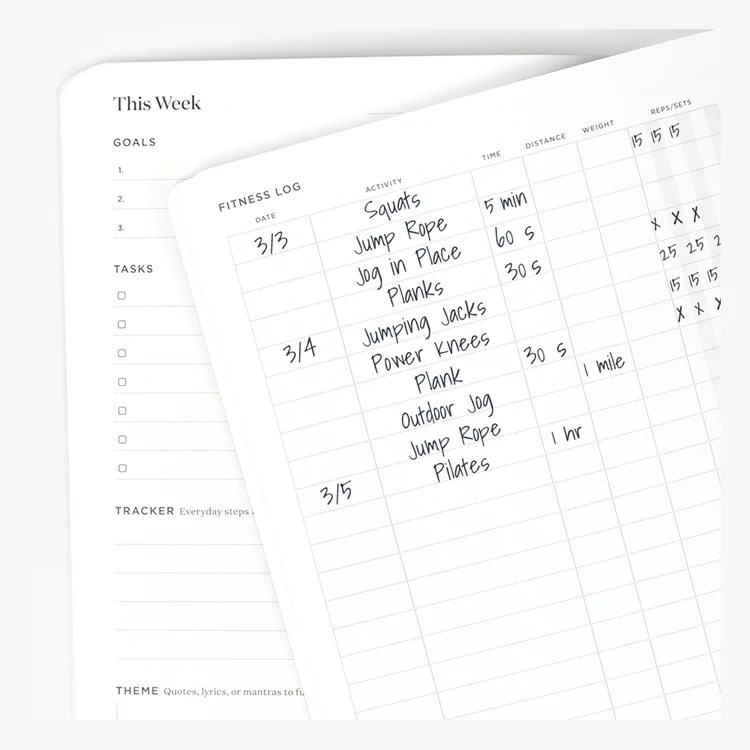 ink+volt fitness planner