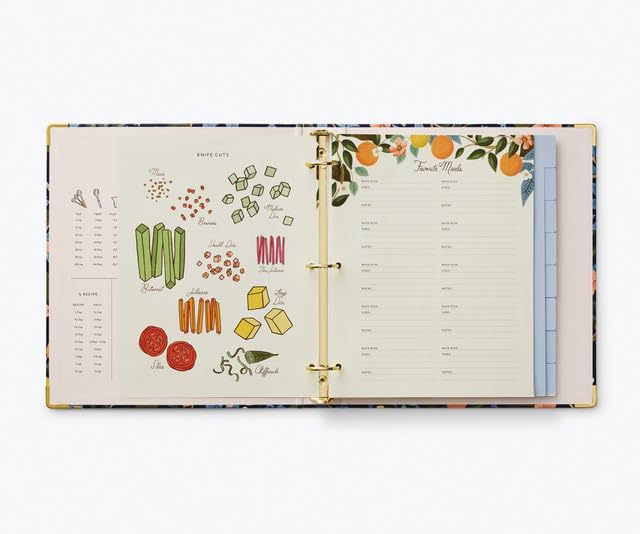 rifle paper co recipe binder