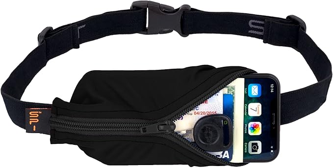 spi belt running belt in black