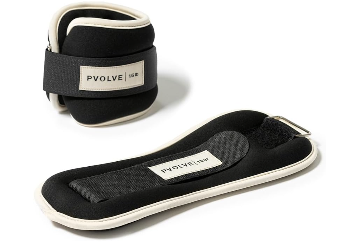 pvolve ankle weights on white background